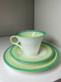 Shelley Harmony 'Regent' trio of cup, saucer and side plate.