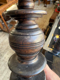 Vintage Turned Wood Candle Holders, Set of 3 | Candelabra