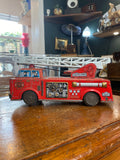 Vintage 1950s Horikowa Toy Fire Engine – Battery-Operated Tin Plate Design