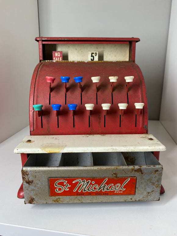 Vintage St Michael toy till/cash register