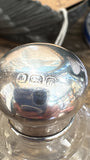 Small Antique Edward VII Silver Top Crystal Scent Bottle – Birmingham 1908