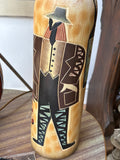 Large Ceramic Advertising Bottle | Florio Cinzano Vermouth Design, Signed Studio Pottery, 55cm