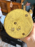 Bottom view of Soviet artillery shell replica showing solid flat base confirming inert display piece construction”