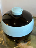 Vintage 1950s/60s Embee Two-Tone Blue and Black Ice Bucket