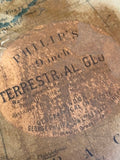 Philip's 9 Inch Terrestrial Globe, c.1920s, Ebonised Base