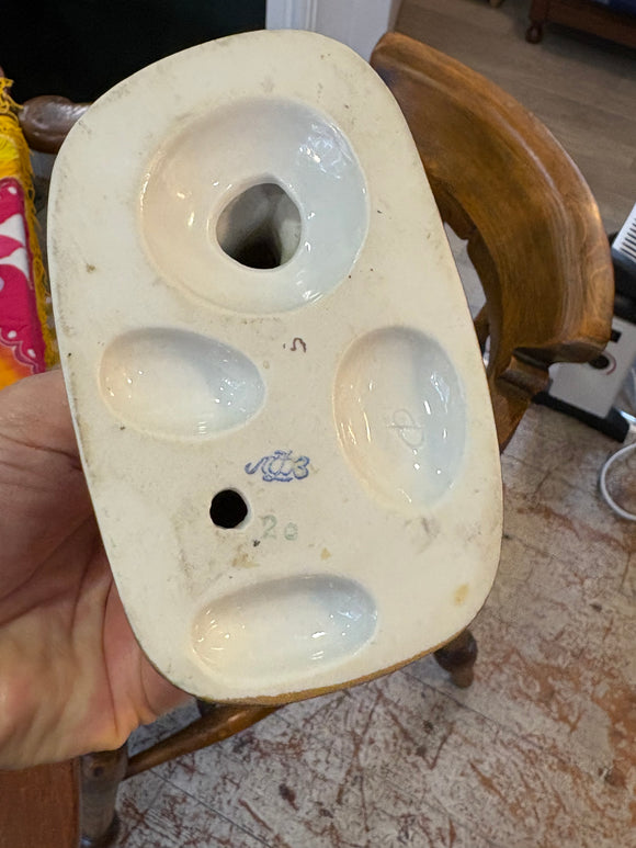 Vintage Lomonosov Porcelain Figurine – Pushkin at His Writing Desk