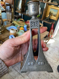 Antique WMF Art Nouveau Metal Candlestick – German Jugendstil c.1910
