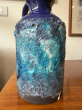 Large Vintage Marei Keramik Fat Lava Vase with Handle – Mid-Century West German Pottery