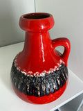 Mid century fat lava vase by Schlossberg Keramik