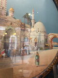 1920s Framed Lithograph – Arabic Street Scene by James Greig – 44cm