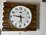 Vintage Manix Large Quartz Wall Clock – Retro Mid-Century Style