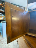 Arts and Crafts walnut wall cabinet