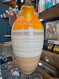 Vintage Shelley Harmony Ware Jug — Orange Graduated Drip Glaze, England, 20cm