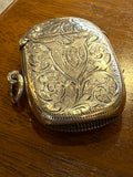 Antique Sterling Silver Vesta Case, Birmingham 1900 – Engraved with Acanthus design