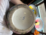 Large 20th Century Chinese Famille Rose Jug and Bowl