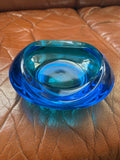 Mid-Century Union Sklo Glass Bowl by Rudolf Jurnikl