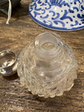 Small Antique Edward VII Silver Top Crystal Scent Bottle – Birmingham 1908