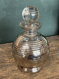 Vintage Art Deco Glass Scent Bottle with Stopper