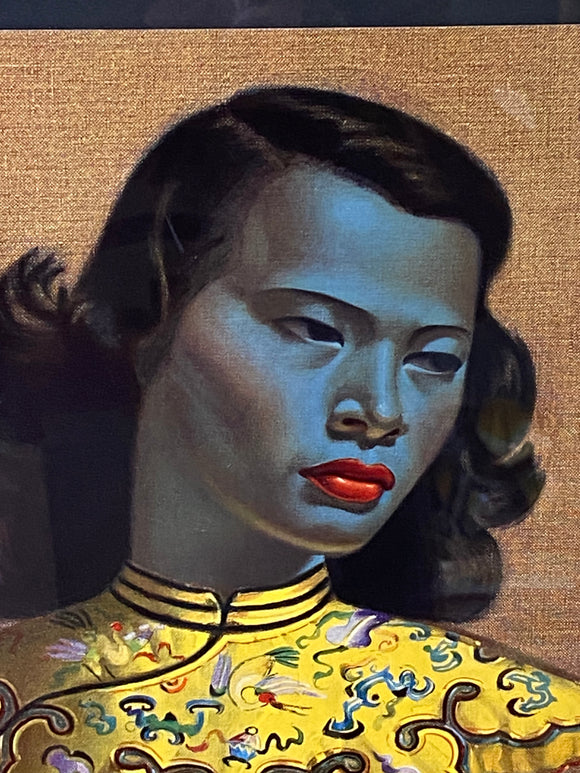 Framed original print of Chinese Girl by Vladimir Tretchikoff