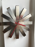 Umbra Ribbon Wall Clock – Stylish Stainless Steel Design by Michelle Ivankovic