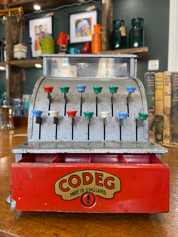 1960’s Codeg toy cash register or till