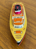 1950s Japanese Tin Plate Toy Cruise Liner by MASUYA – Friction Driven