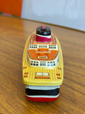 1950s Japanese Tin Plate Toy Cruise Liner by MASUYA – Friction Driven