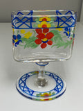 Exquisite Art Deco Glass Table Toothpick or Cigarette Holder – Hand-Painted