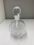 Harrods cut glass scent bottle