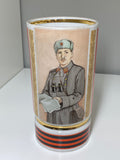 Rare 1974 Soviet Bone China Vase – 30th Anniversary of the Battle of Kiev