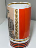 Rare 1974 Soviet Bone China Vase – 30th Anniversary of the Battle of Kiev