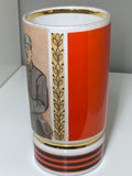 Rare 1974 Soviet Bone China Vase – 30th Anniversary of the Battle of Kiev