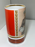 Rare 1974 Soviet Bone China Vase – 30th Anniversary of the Battle of Kiev