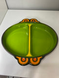 Vintage 1960s West German Pottery Herbolzheimer Keramik Dish – Retro Space Age Design