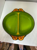 Vintage 1960s West German Pottery Herbolzheimer Keramik Dish – Retro Space Age Design