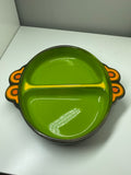 Vintage 1960s West German Pottery Herbolzheimer Keramik Dish – Retro Space Age Design