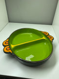 Vintage 1960s West German Pottery Herbolzheimer Keramik Dish – Retro Space Age Design