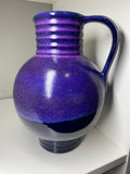 Vintage 1970s Marei Keramik West German Pottery Drip Glaze Vase/Jug