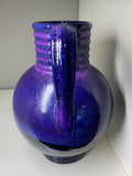 Vintage 1970s Marei Keramik West German Pottery Drip Glaze Vase/Jug