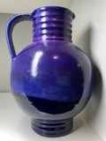 Vintage 1970s Marei Keramik West German Pottery Drip Glaze Vase/Jug