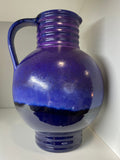 Vintage 1970s Marei Keramik West German Pottery Drip Glaze Vase/Jug