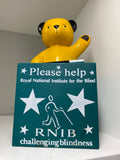 1970’s RNIB Sooty collection box