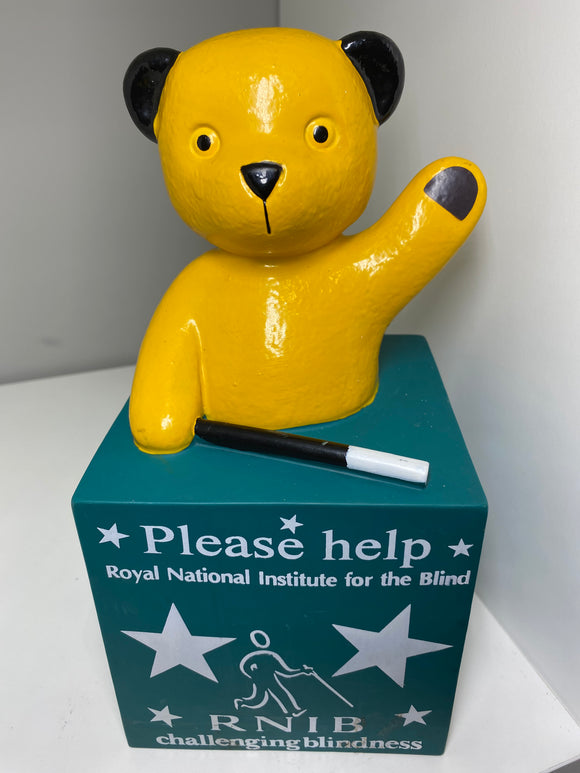 1970’s RNIB Sooty collection box