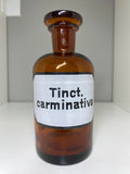 Vintage apothecary bottle - Tinct.carmin