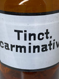 Vintage apothecary bottle - Tinct.carmin