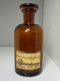 Vintage apothecary bottle - Tinct.carmin