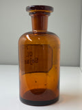 Vintage apothecary bottle - Ol. Sojae