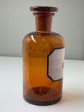 Vintage apothecary bottle - Ol. Sojae