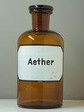 Vintage apothecary bottle - Aether