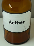 Vintage apothecary bottle - Aether